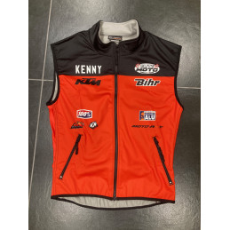 Body Warmer Kenny Team Elite Moto 15 Orange Noir