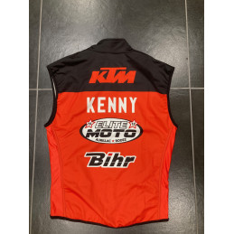 Body Warmer Kenny Team Elite Moto 15 Orange Noir