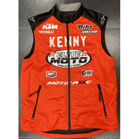 Bodywarmer Kenny Team Elite Moto 15 Noir Orange