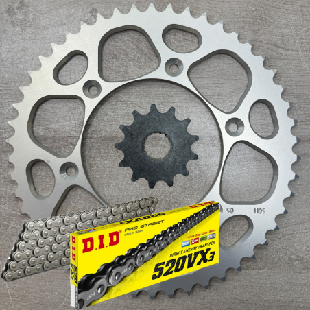 KIT CHAINE ENDURO ALUMINIUM ORIGINE KTM HVA GAS