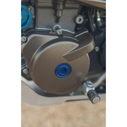 BOUCHON DE CARTER D'ALTERNATEUR FACTORY RACING BLEU