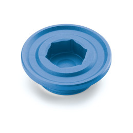 BOUCHON DE CARTER D'ALTERNATEUR FACTORY RACING BLEU