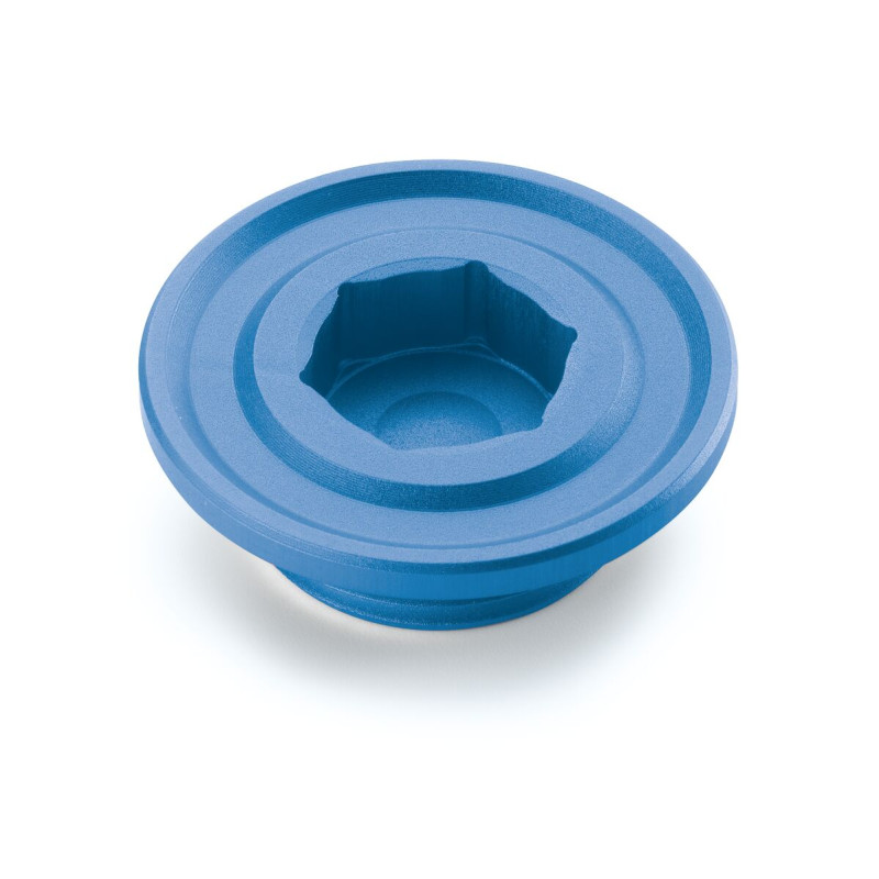 BOUCHON DE CARTER D'ALTERNATEUR FACTORY RACING BLEU BOUCHON DE CARTER D'ALTERNATEUR FACTORY RACING BLEU
