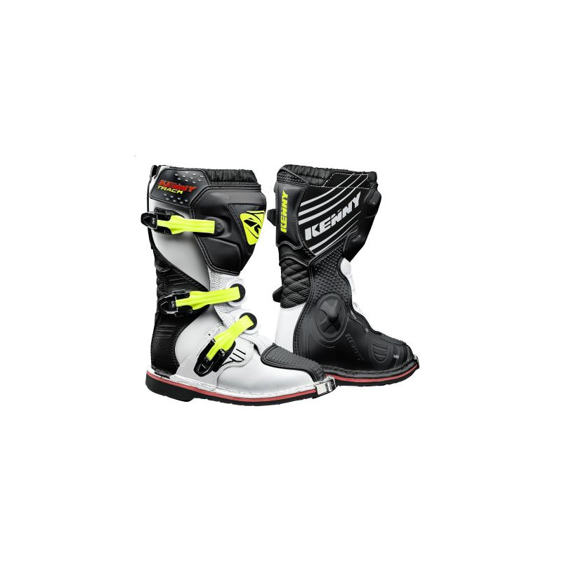 BOTTES ENFANT KENNY PERFORMANCE BLANCHE/NOIRE/JAUNE