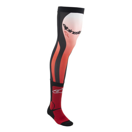 CHAUSSETTES ALPINESTARS KNEE BRACE SOCKS ROUGE