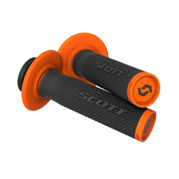 POIGNEES SCOTT SX II LOCK ON + CAM SET BLACK/ORANGE
