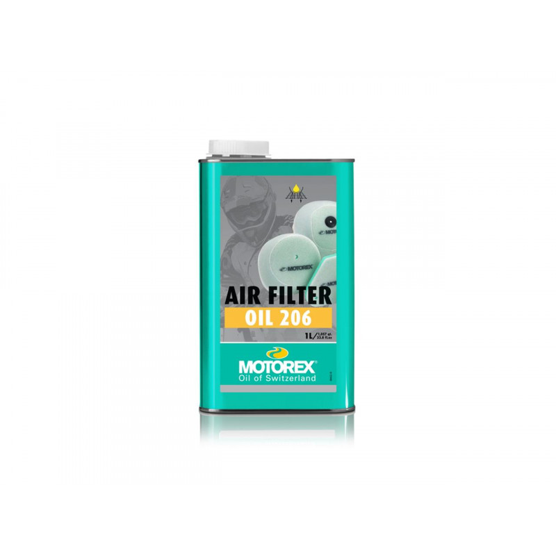 Huile filtre à air MOTOREX Air Filter Oil 206 - 1L Huile filtre à air MOTOREX Air Filter Oil 206 - 1L