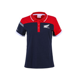 POLO FEMME HONDA RACING NAVY RED