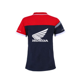 POLO FEMME HONDA RACING NAVY RED