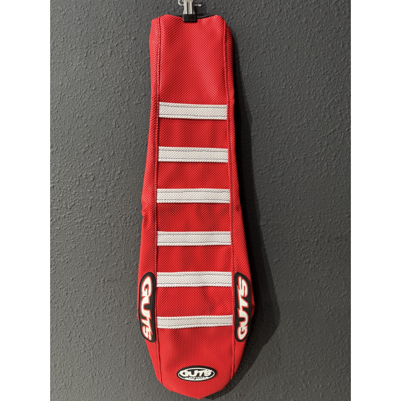 HOUSSE DE SELLE GUTS HONDA ROUGE BLANC