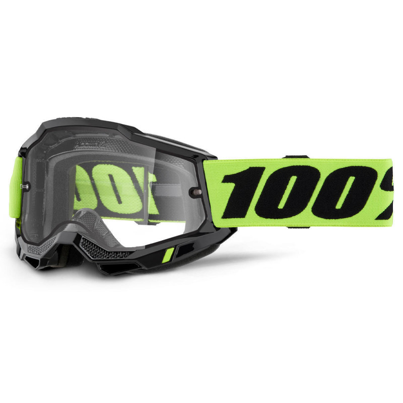 MASQUE 100% ACCURI 2 ENDURO JAUNE FLUO MASQUE 100% ACCURI 2 ENDURO JAUNE FLUO