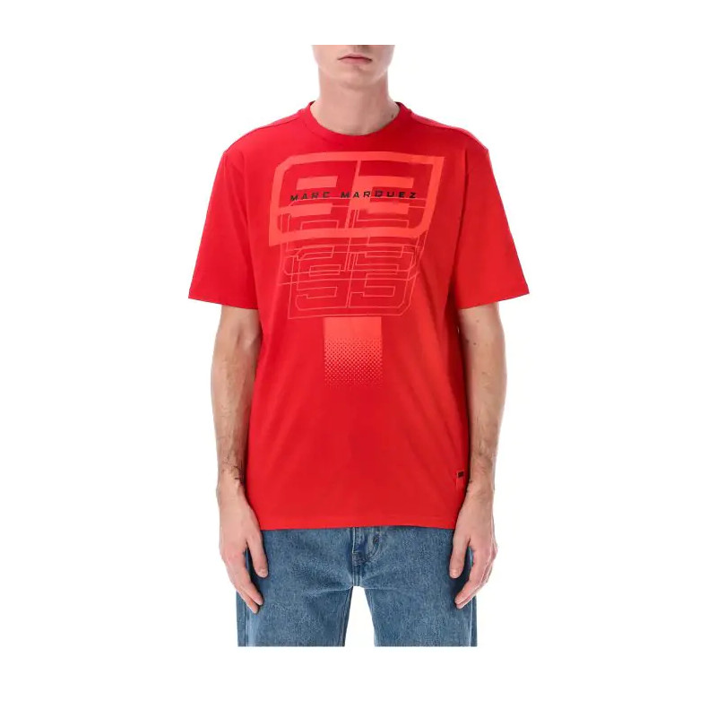 T-SHIRT HOMME MARC MARQUEZ BIG 93 RED T-SHIRT HOMME MARC MARQUEZ BIG 93 RED