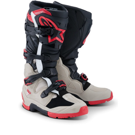 BOTTES ENDURO ALPINESTARS TECH 7 BLACK GREY RED