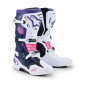 BOTTES ALPINESTARS TECH 10 BLANC VIOLET BOTTES ALPINESTARS TECH 10 BLANC VIOLET