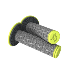 POIGNEES SCOTT GRIP MELLOW + DONUT BLACK/NEON YELLOW