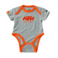 ENSEMBLE DE BODYS KTM SET DE 2 GRIS BLANC