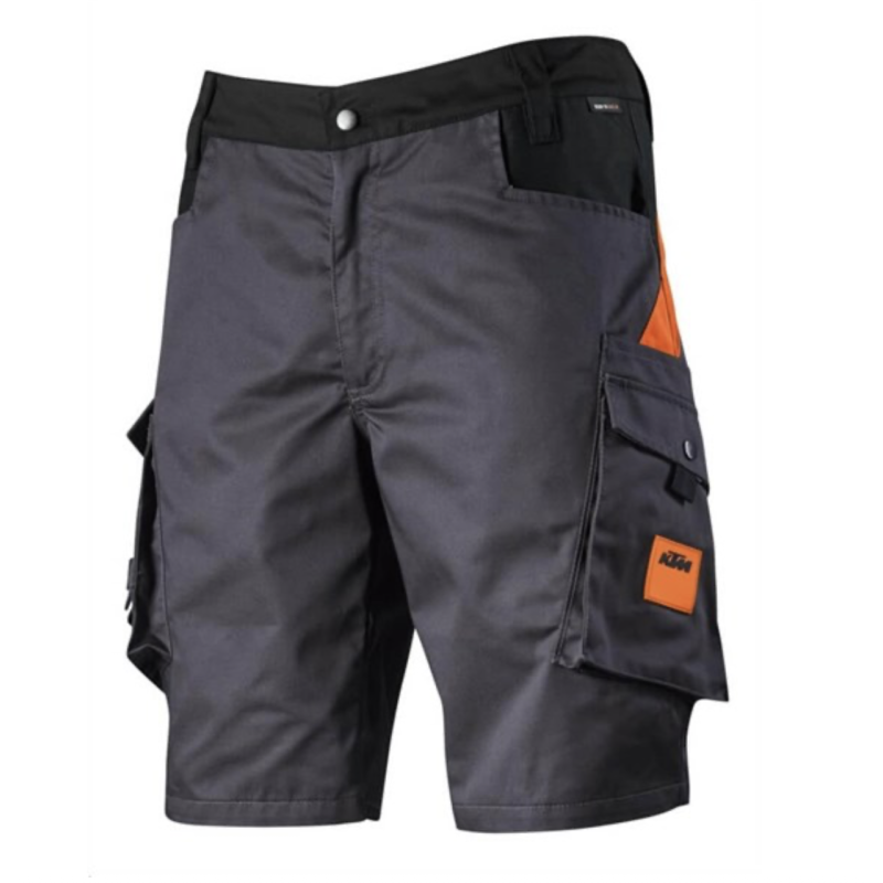 SHORT KTM MECHANIC NOIR GRIS ORANGE