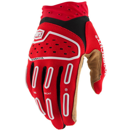 GANTS AIRMATIC 2 ROUGE/NOIR 100%
