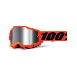 LUNETTES 100% ACCURI 2 ORANGE - IRIDIUM ARGENT