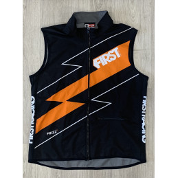 BODYWARMER FRIZZ FIRSTRACING ORANGE/NOIR