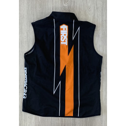 BODYWARMER FRIZZ FIRSTRACING ORANGE/NOIR