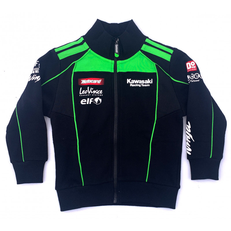 VESTE ZIPPÉ NOIR ENFANTS KAWASAKI VESTE ZIPPÉ NOIR ENFANTS KAWASAKI